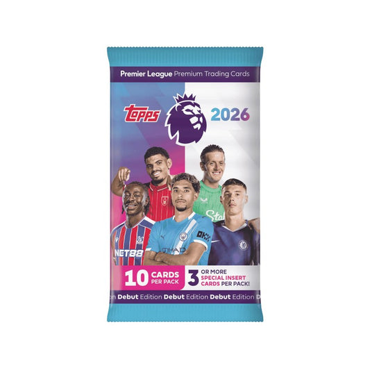 Topps Premier League 2026 Display Enkel Pakke