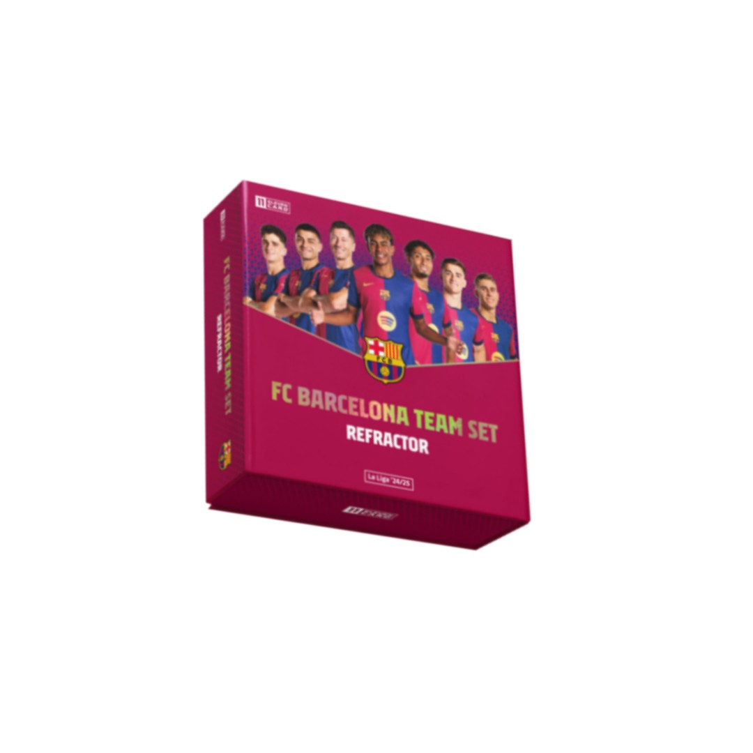 Eleven Card FC Barcelona Team Set 24/25 Hobby Pakke (Live)