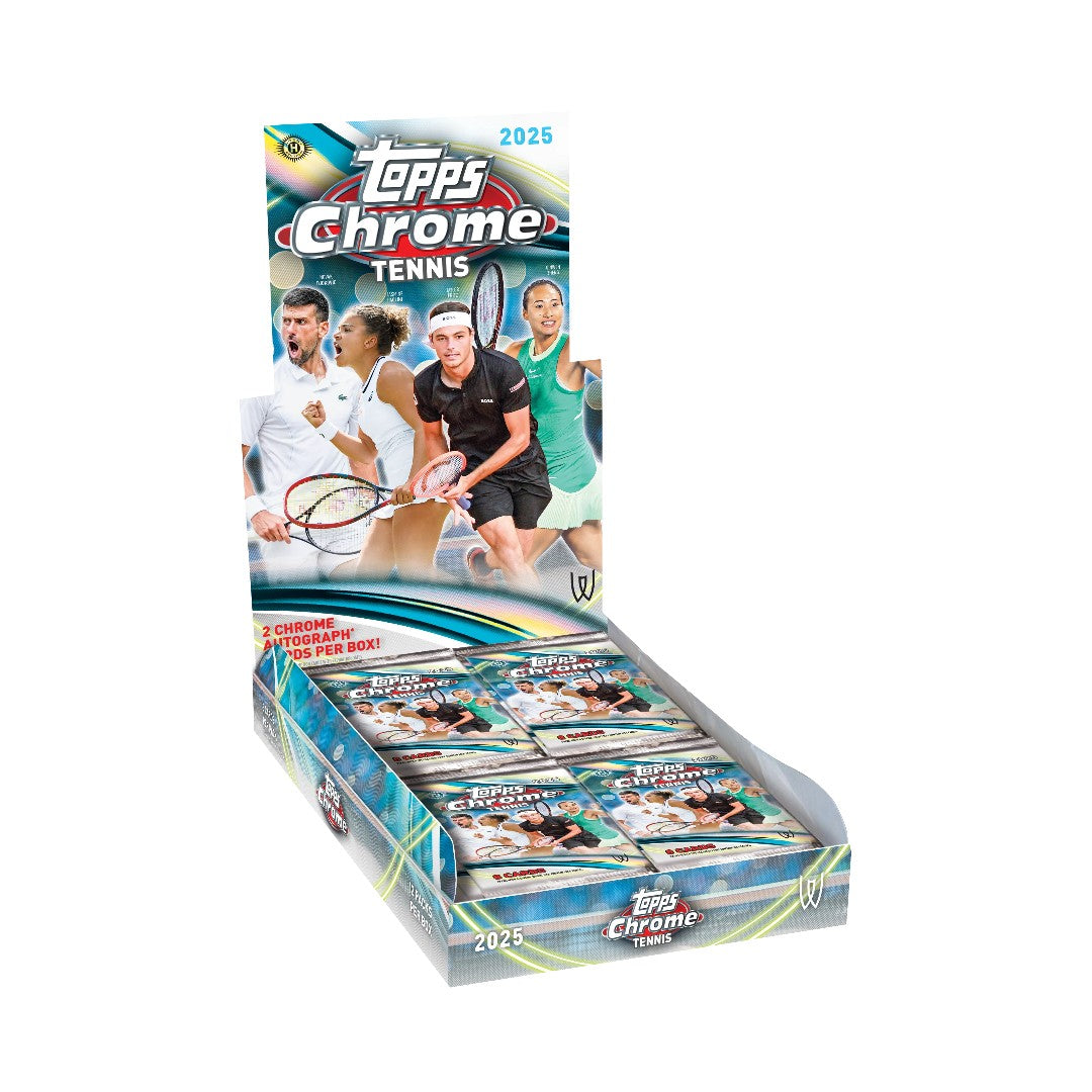 2025 Topps Chrome® Tennis - Hobby 1 PAKKE (LIVE)