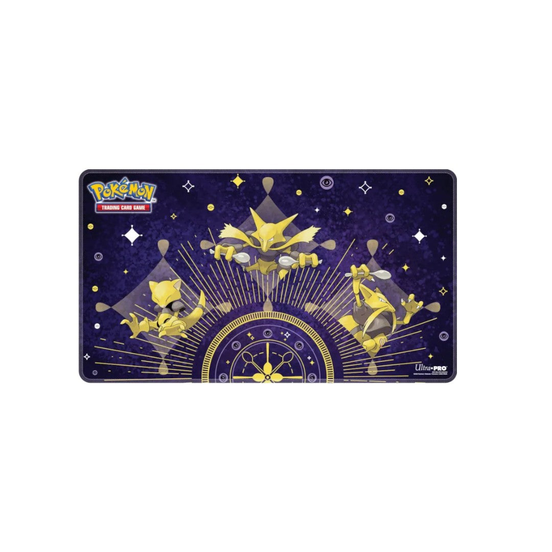 Ultra Pro - Abra Evolutions Stitched Playmat ft. Abra, Kadabra, and Alakazam