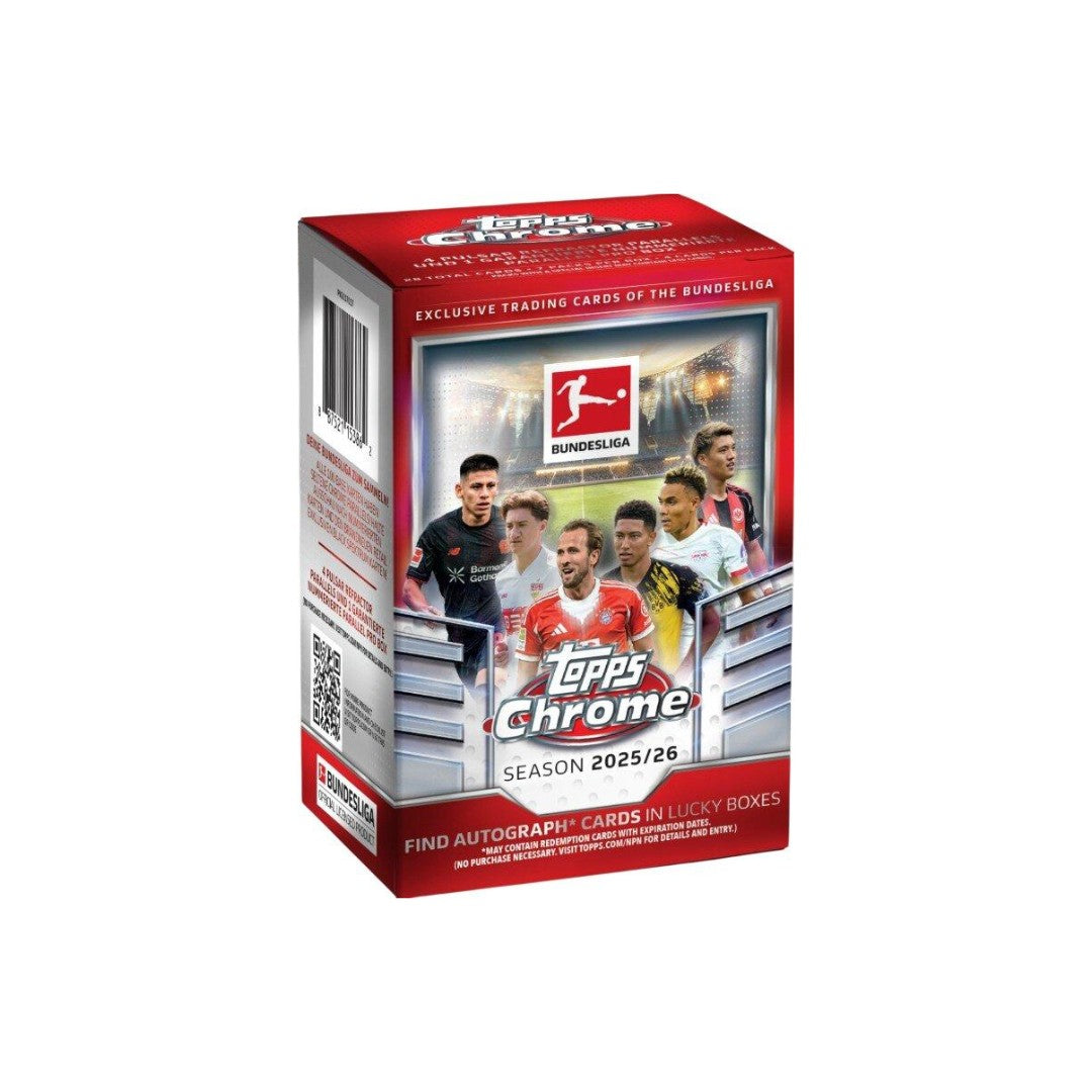 2025–26 Topps Chrome Bundesliga Soccer Blaster Boks (LIVE)