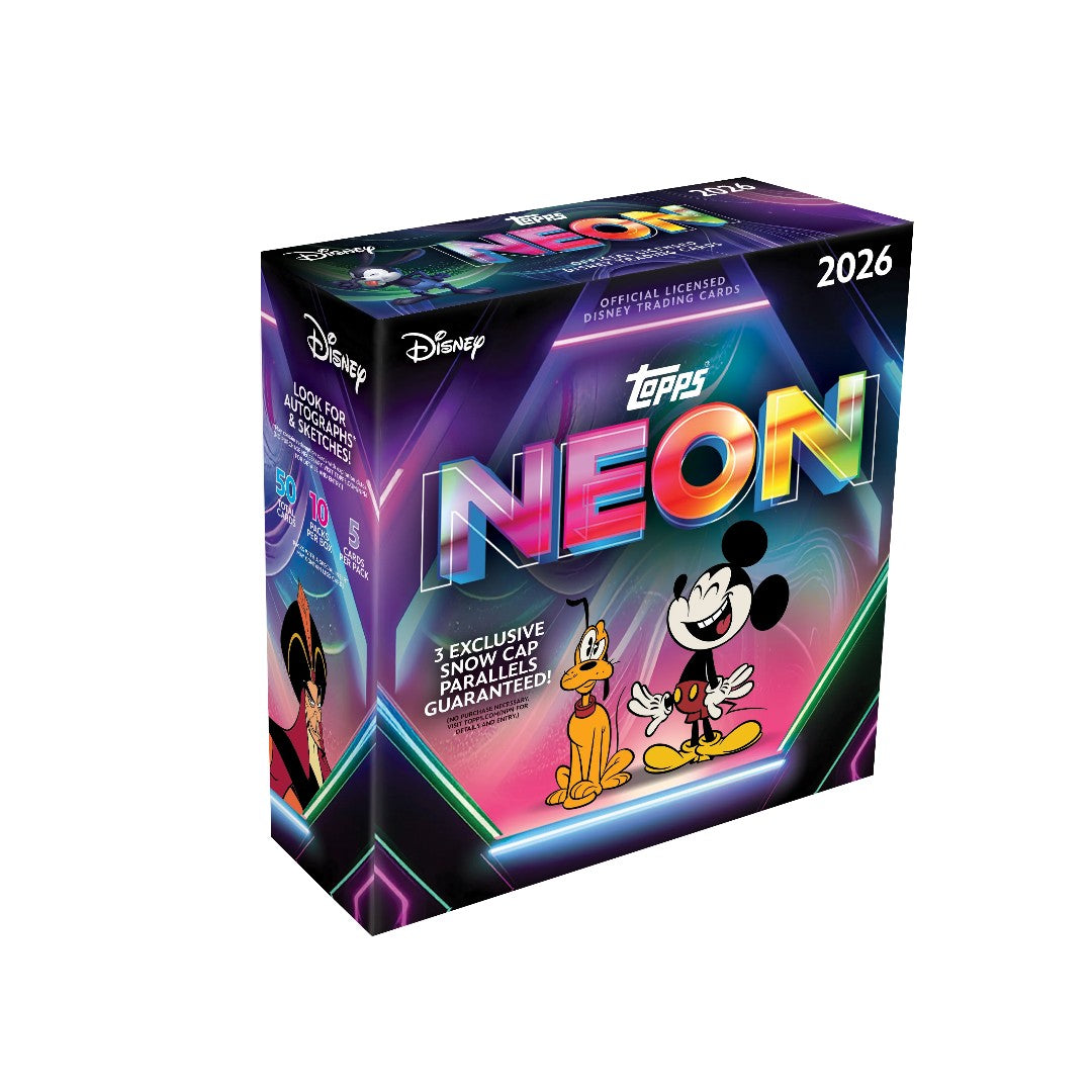 2026 Topps Disney Neon - Hobby Boks - Release i april
