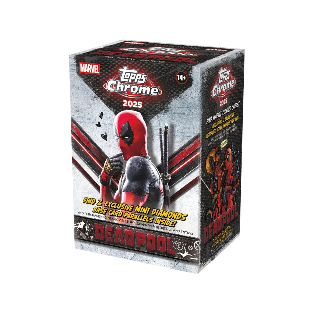 2025 Topps Deadpool Chrome Blaster Boks