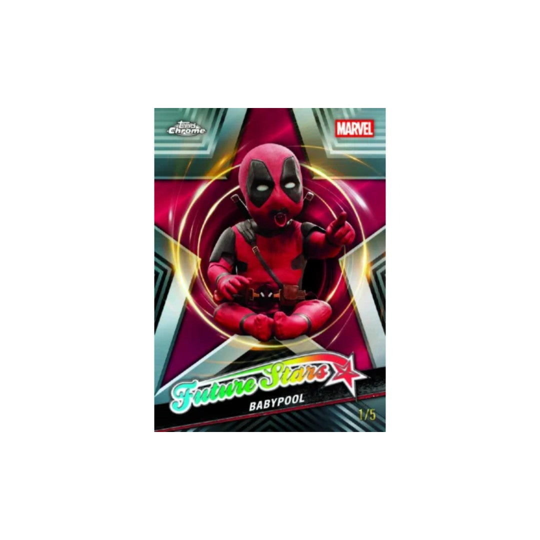 2025 Topps Deadpool Chrome Blaster Boks