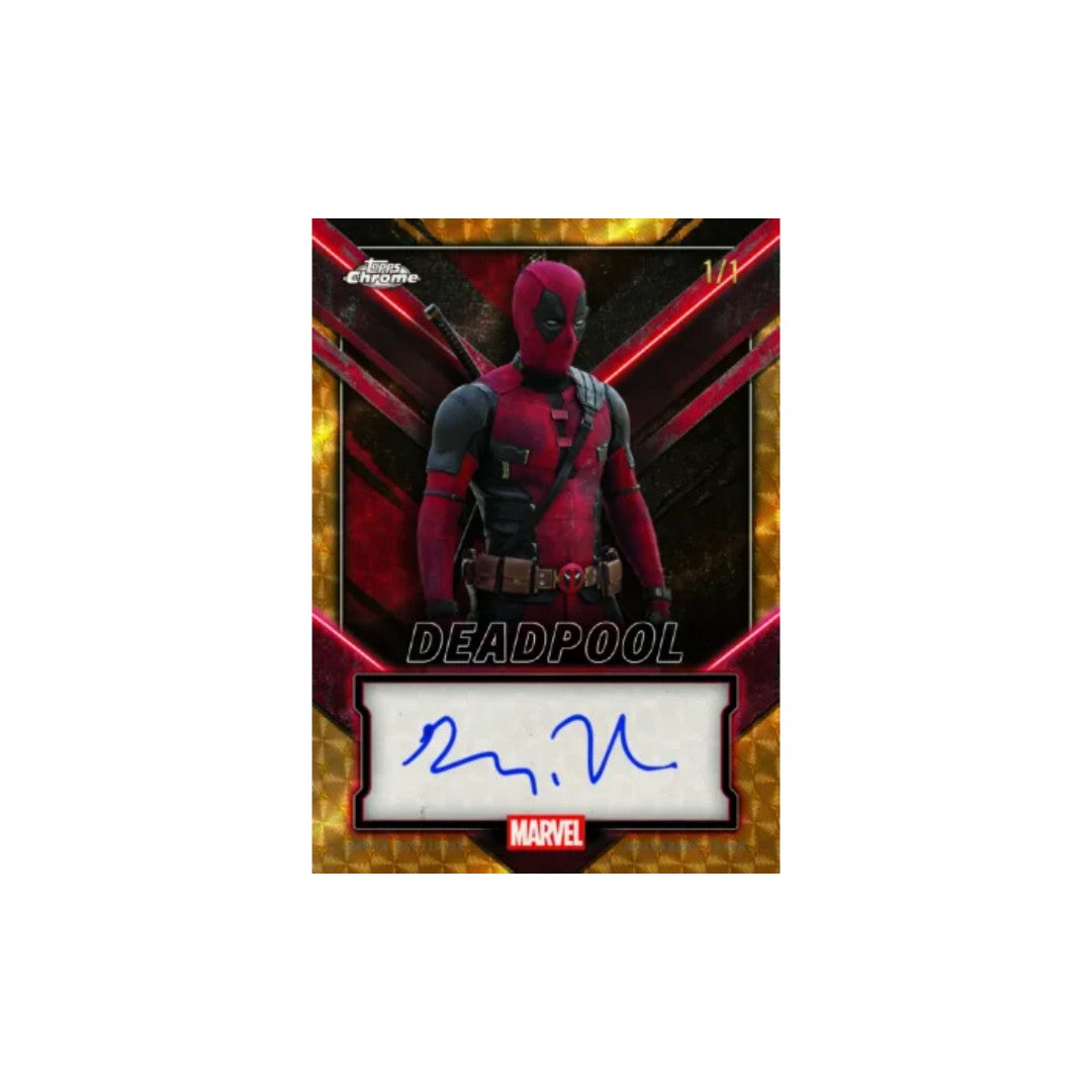 2025 Topps Deadpool Chrome Blaster Boks