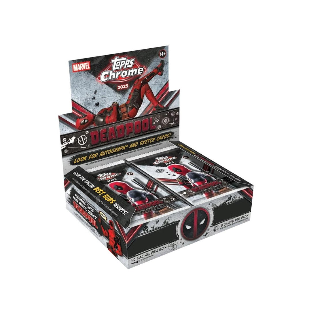 2025 Topps Deadpool Chrome Hobby Boks
