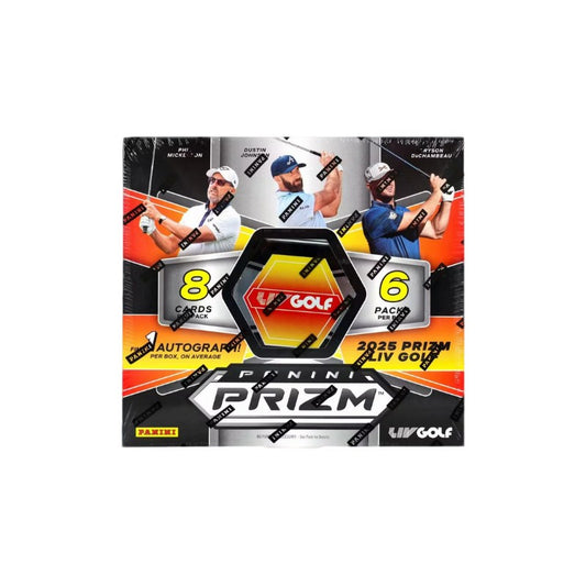 2025 Panini Prizm LIV Golf Trading Card Boks