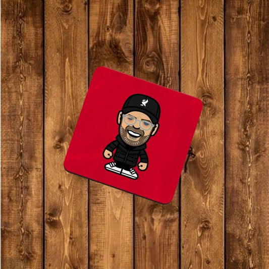 Jurgen Klopp Coaster - Liverpool