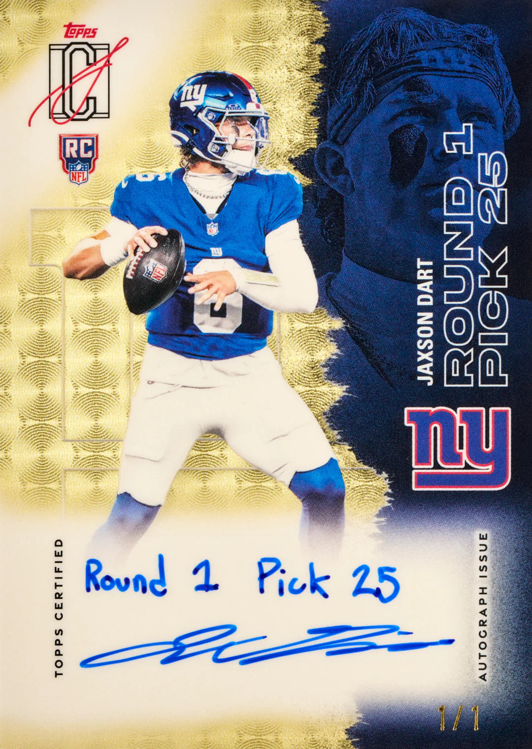 Topps NFL Signature Class 2025 – Jumbo Boks