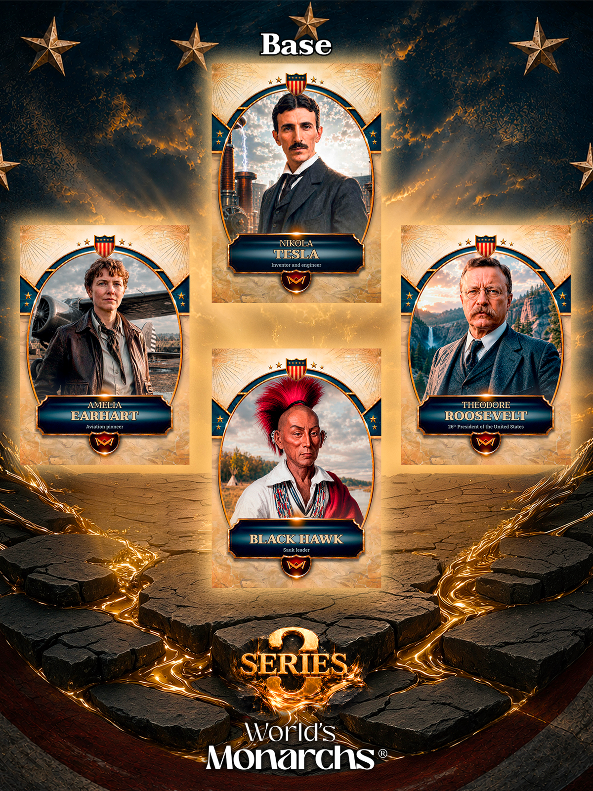 World's Monarchs - Serie 3 Box
