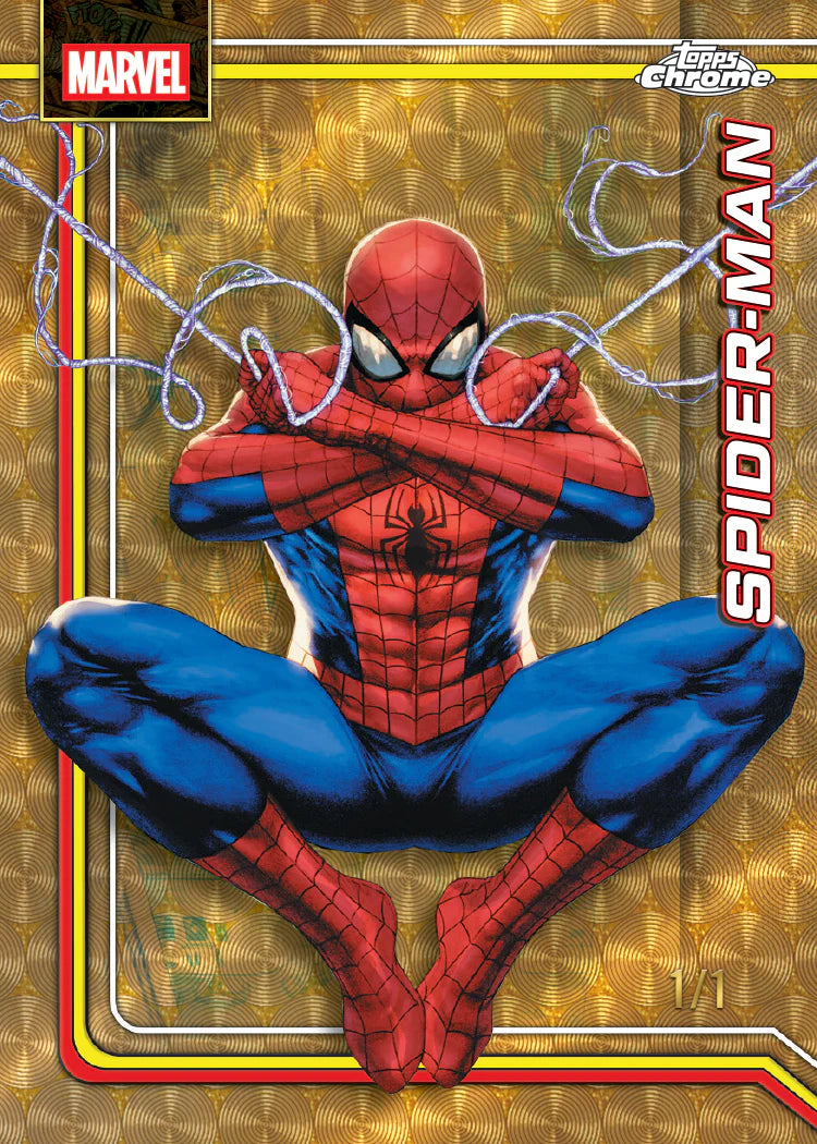Topps Marvel Comics Chrome 2026 mega (Forhåndsbestilling)