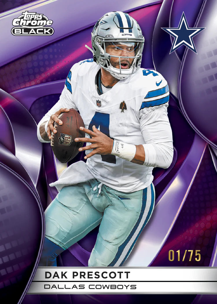 Topps Chrome Black Football 2025 (Forhåndsbestilling)
