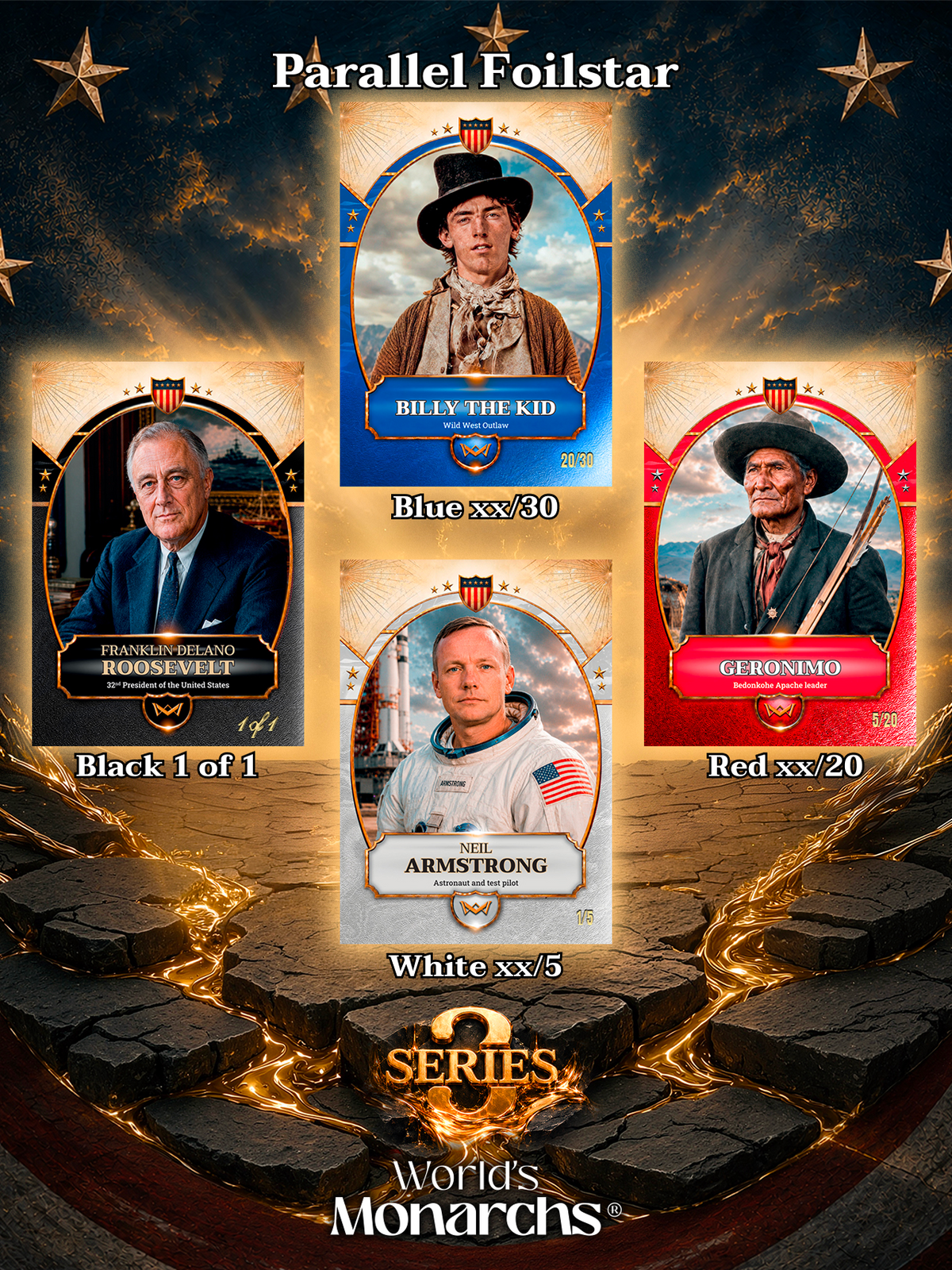 World's Monarchs - Serie 3 Box