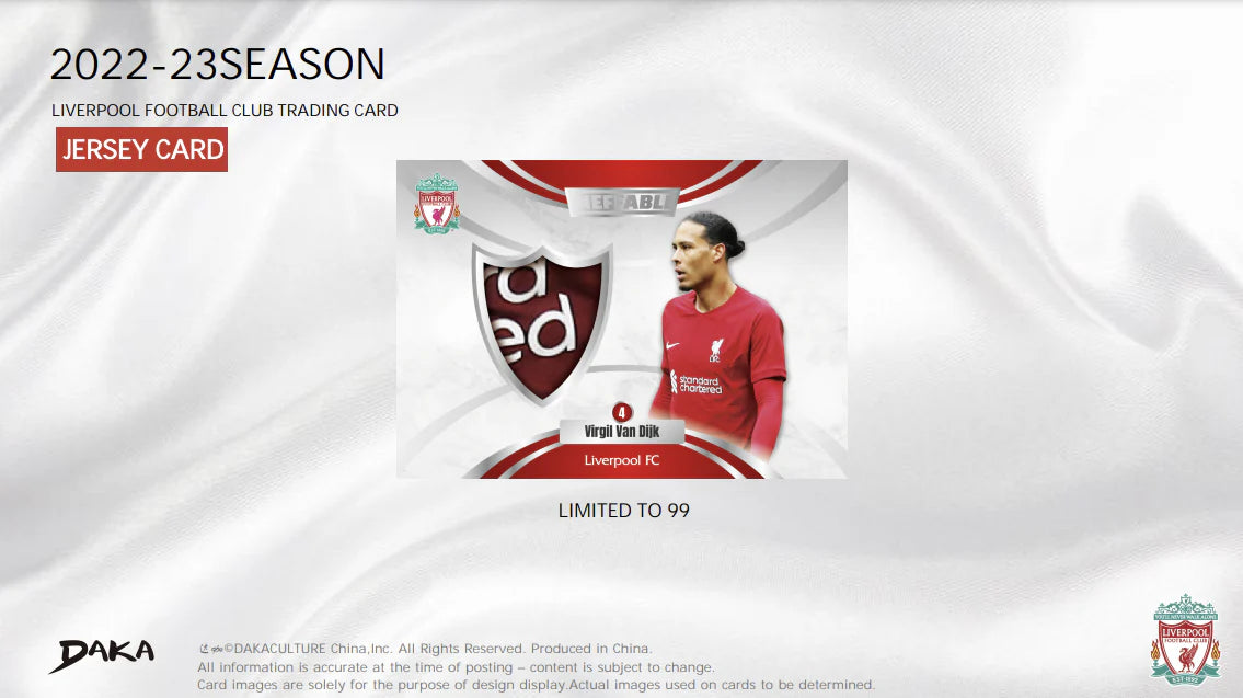 2022-23 Daka LIVERPOOL Ineffable Boks - Ventes mer inn neste uke
