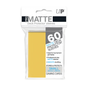 Ultra PRO PRO-Matte Small Sleeves Yellow (60 Sleeves) – 62 x 89 mm
