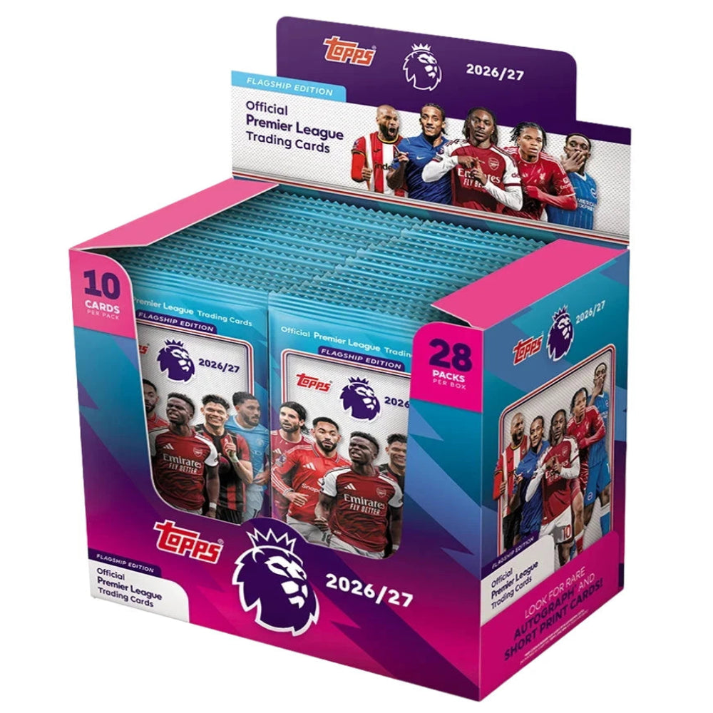 Topps Premier League Cards Booster Boks 2026/27 
(Forhåndsbestilling)