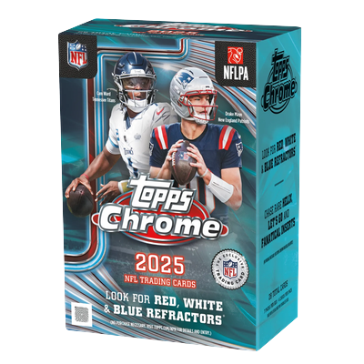 2025 Topps Chrome Football Blaster Boks